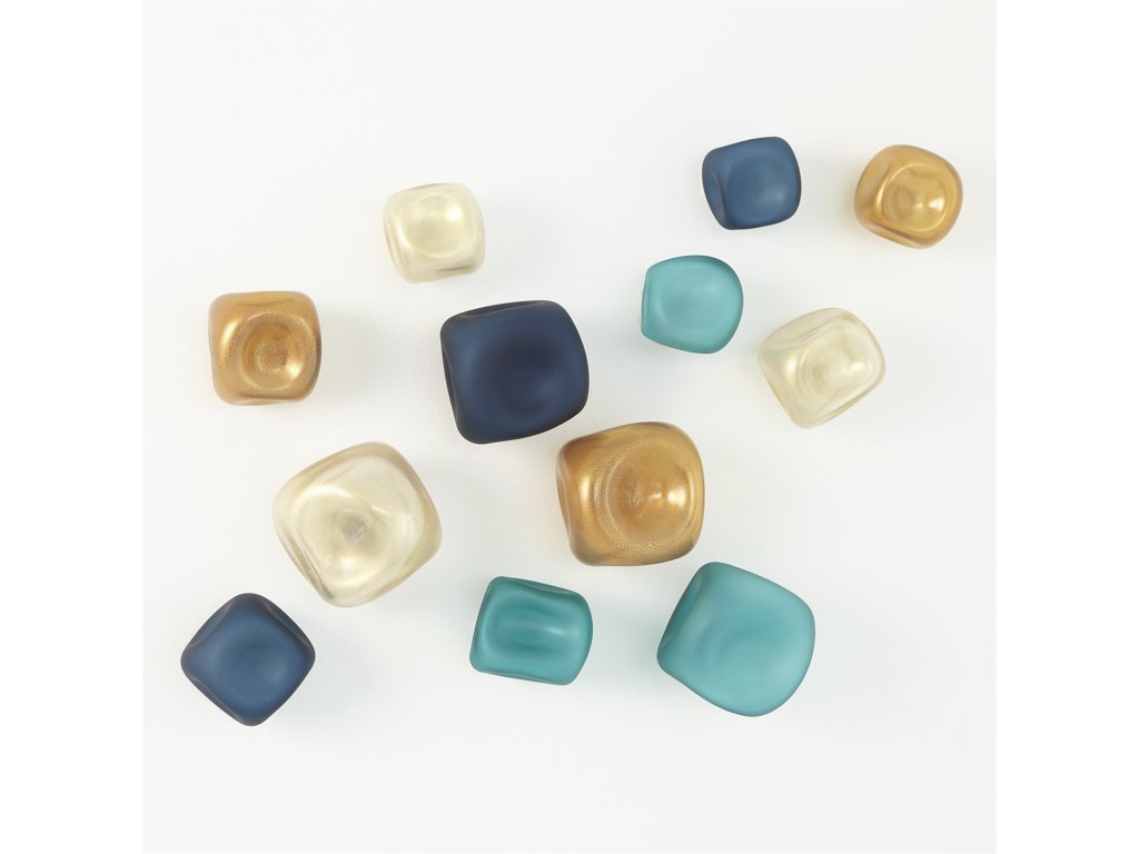 S/3 Wall Rocks-Frosted Turquoise - image 6