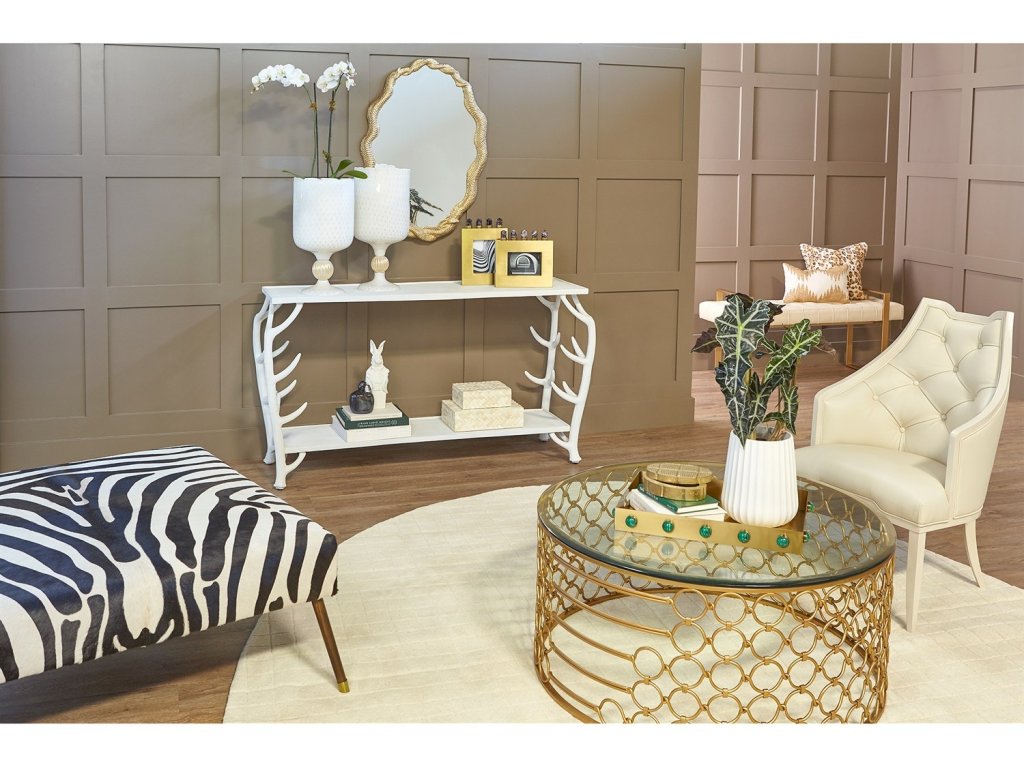 Dakota Bench-Ivory Leather - image 5