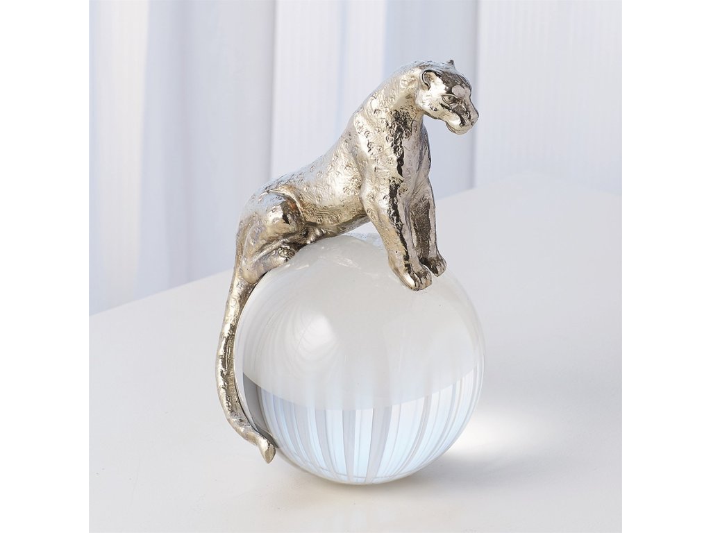 Jaguar on Crystal Sphere-Nickel - image 5