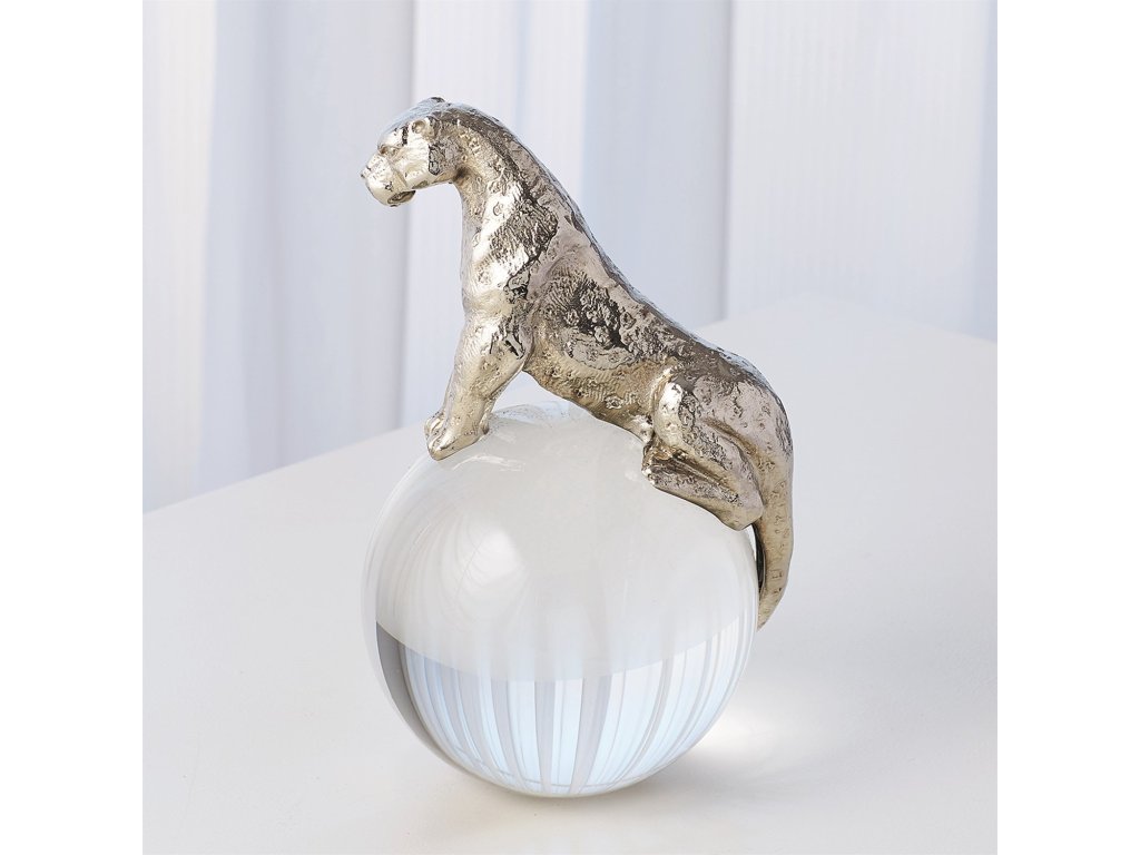 Jaguar on Crystal Sphere-Nickel - image 7