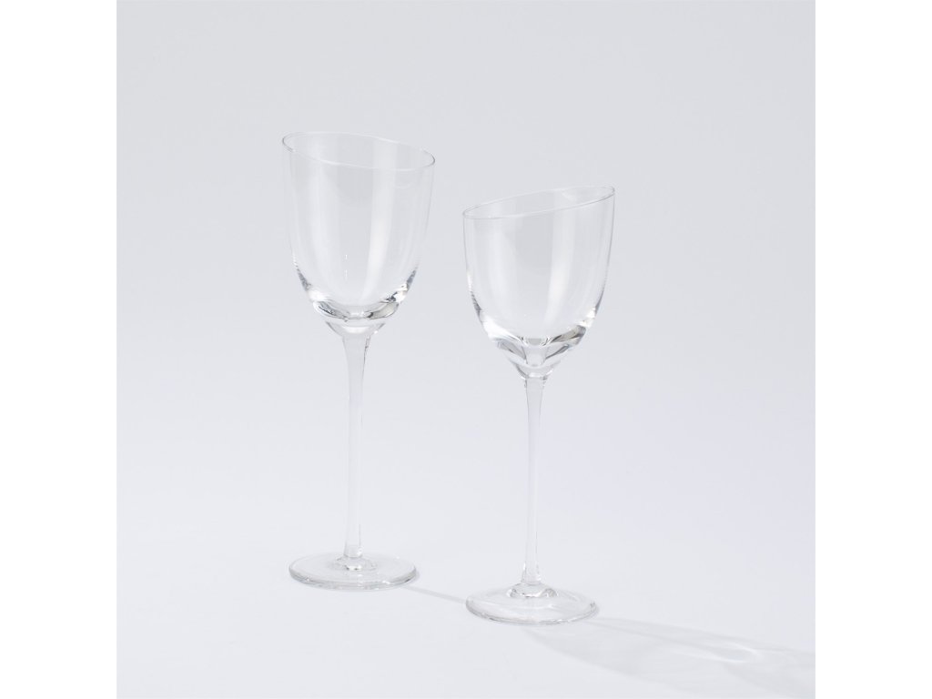 Asymmetrical Slant Wine Glass - image 3