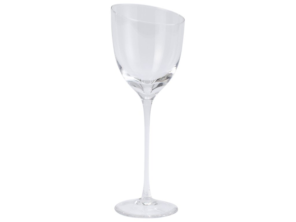 Asymmetrical Slant Wine Glass - image 1