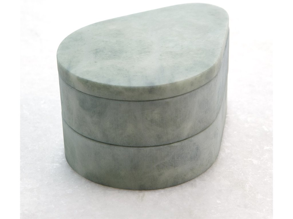 Alabaster Teardrop Double Box-Swivel-White - image 6