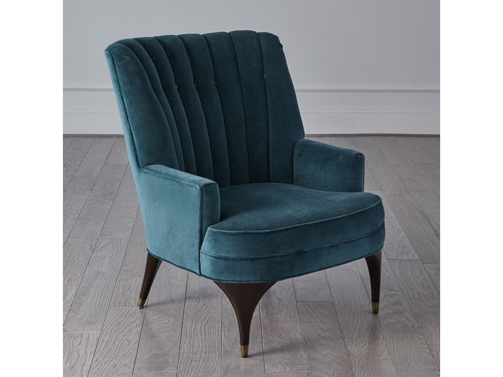 Duncan Chair-Dragonfly Velvet - image 2