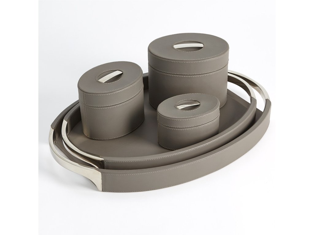 Roberts Tray-Fossil Grey with Nickel-Sm - image 6