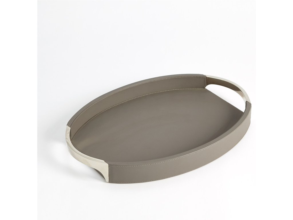Roberts Tray-Fossil Grey with Nickel-Sm - image 2