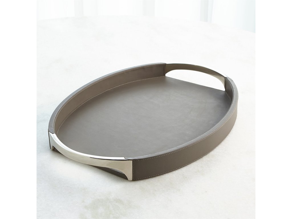 Roberts Tray-Fossil Grey with Nickel-Sm - image 4