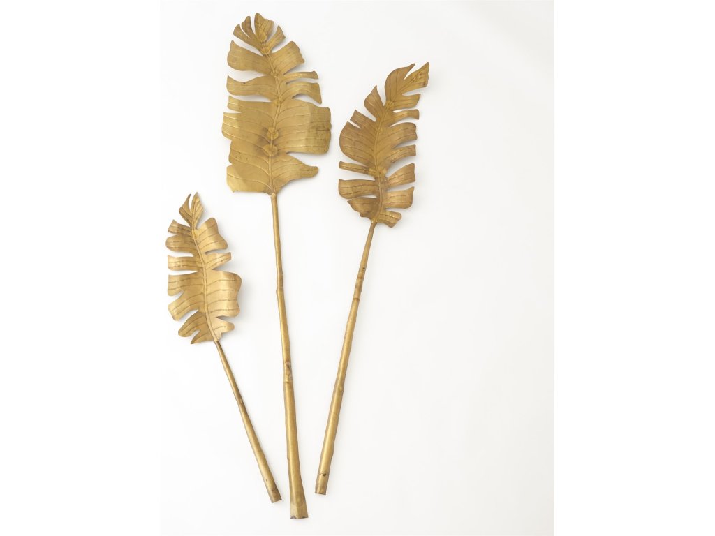 Brass Banana Leaf-Lg - image 1