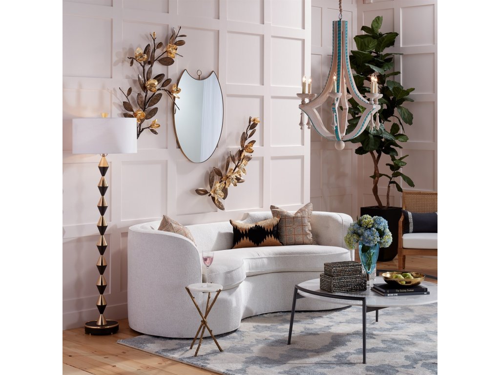 Logan Arm Chair-Walnut-Chesterfield Grey Leather - image 1