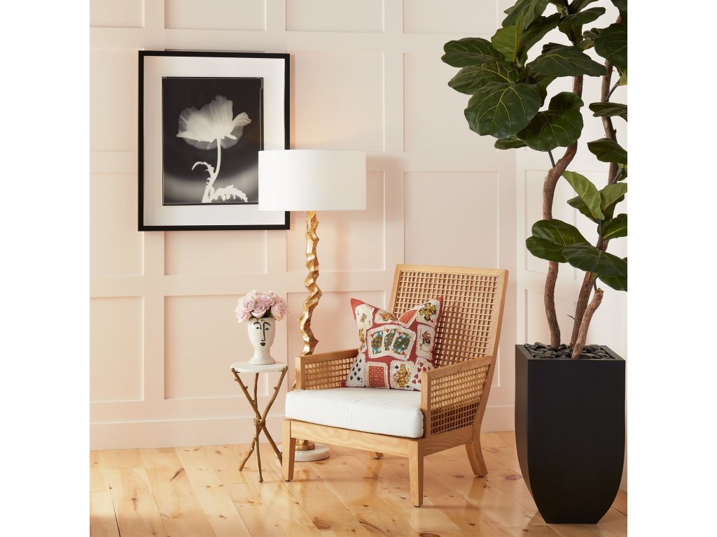 Logan Arm Chair-Walnut-Chesterfield Grey Leather - image 5