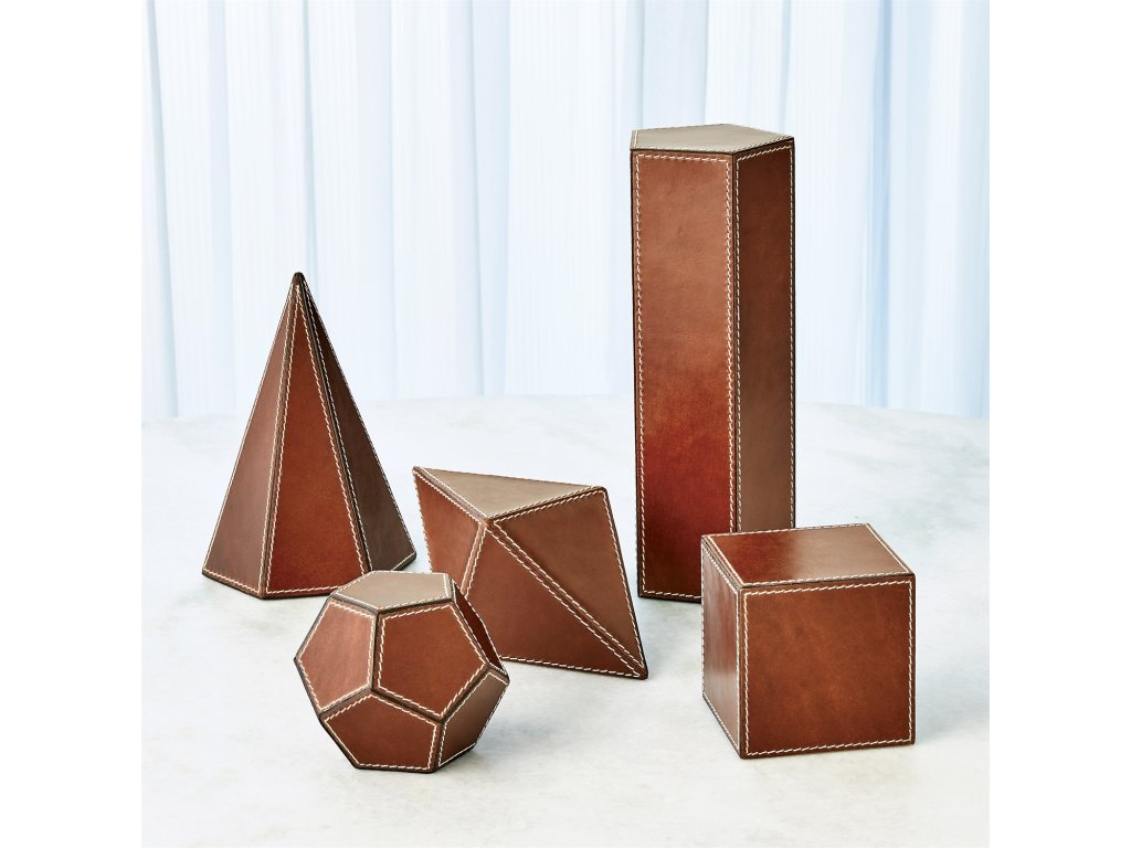 Emporium Home Leather Dodecahedron-Saddle - main image