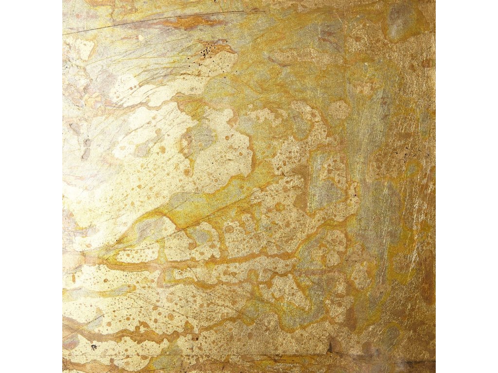 Luxe Gold Leaf Rectangle Tray-Sm - image 4