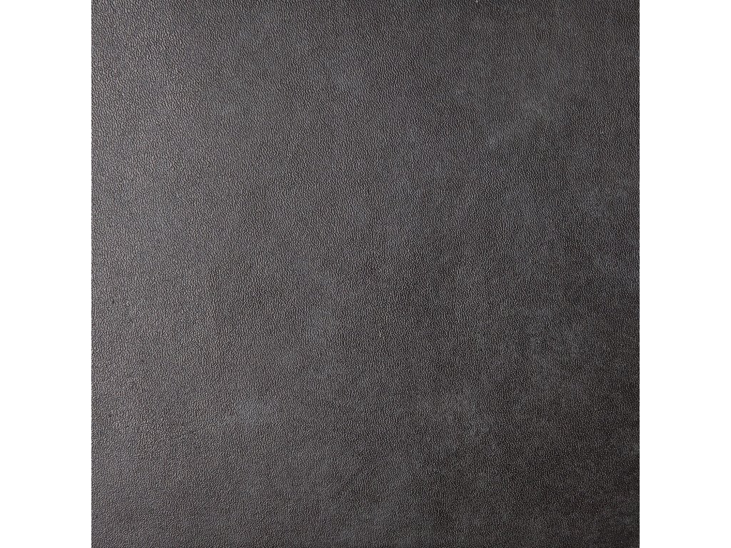 Forest Ottoman-Charcoal Leather - image 2