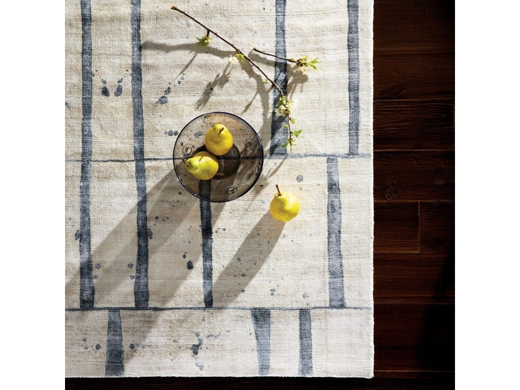 Genome Rug-Blue/Taupe-5 x 8 - image 1