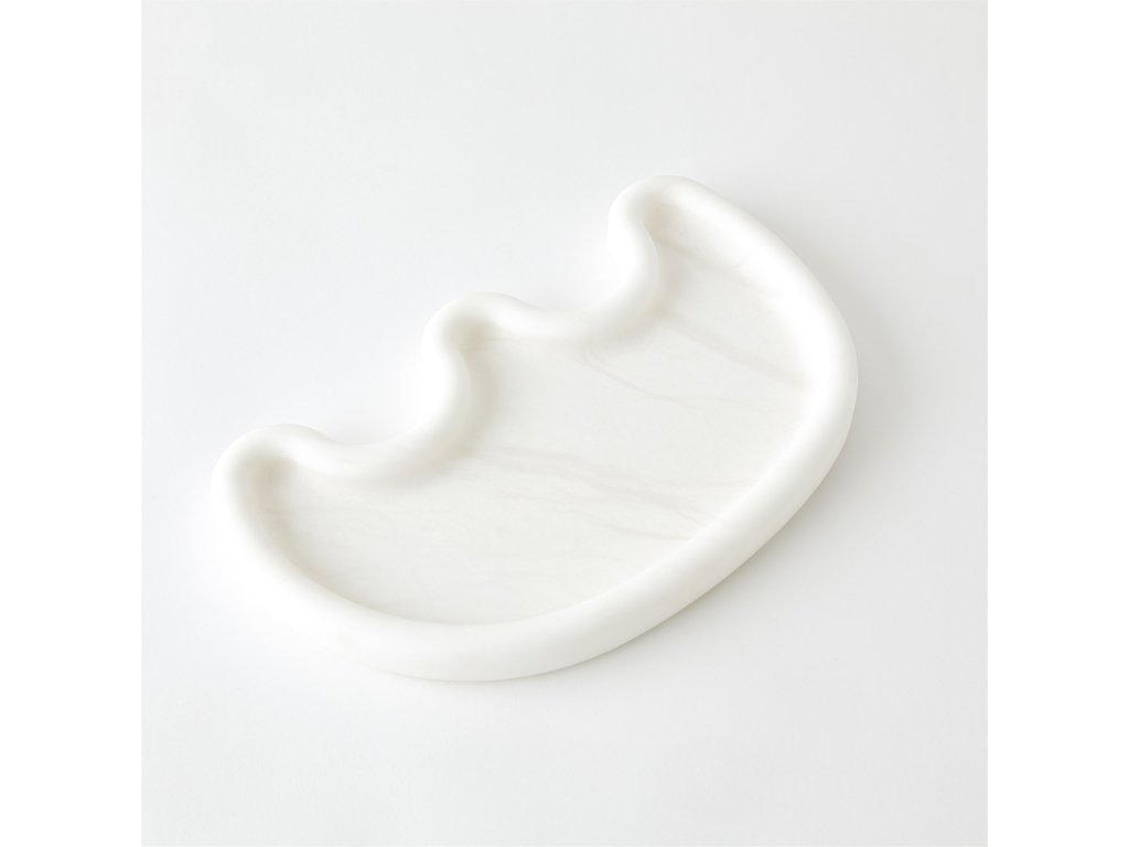 Amera Alabaster Tray-White - image 1