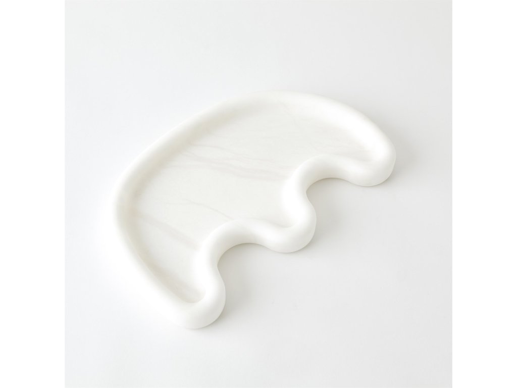 Amera Alabaster Tray-White - image 3