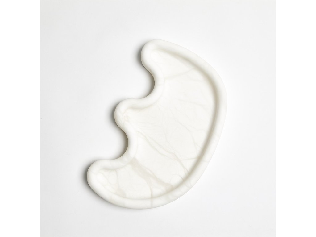 Amera Alabaster Tray-White - image 2