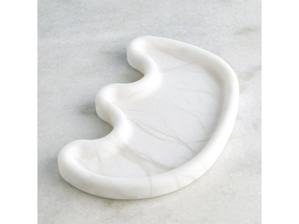 Amera Alabaster Tray-White - image 5