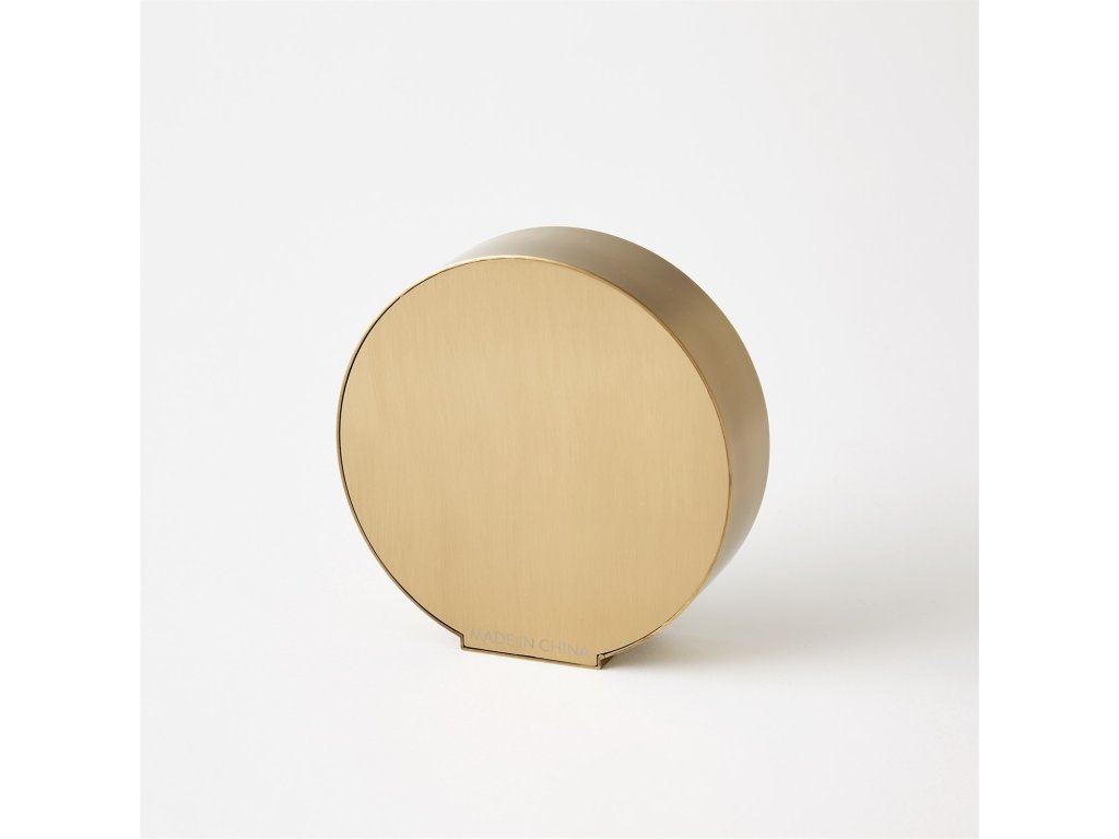 Mother of Pearl Clock-Brass - image 5