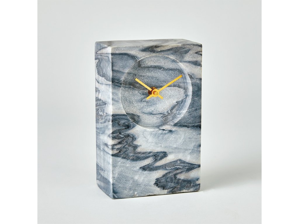 Marble Tower Clock-White - image 3