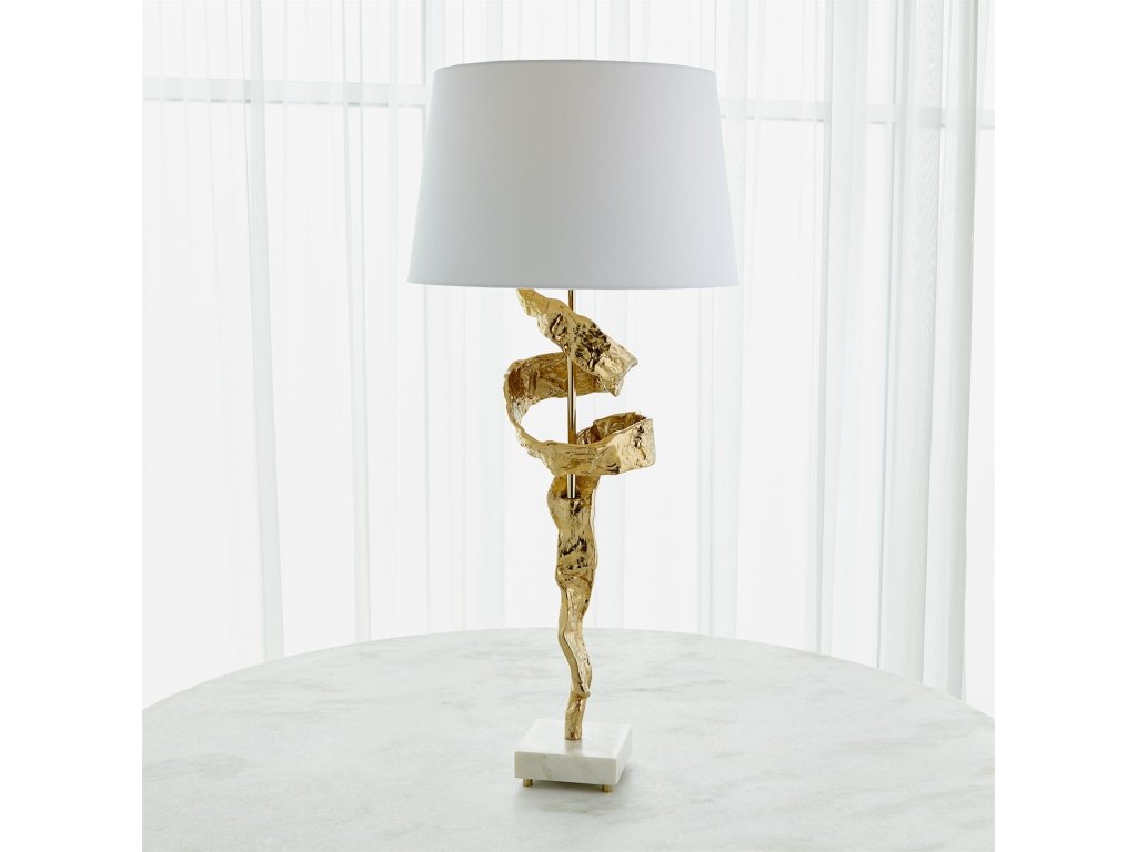 Twist Lamp-Brass - main image