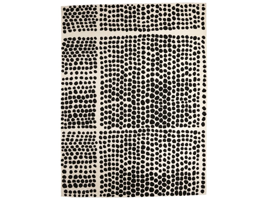 Graffiti Rug-White/Black-8 x 10 - main image
