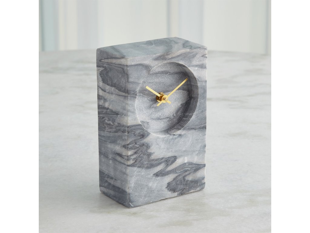 Marble Tower Clock-White - image 7