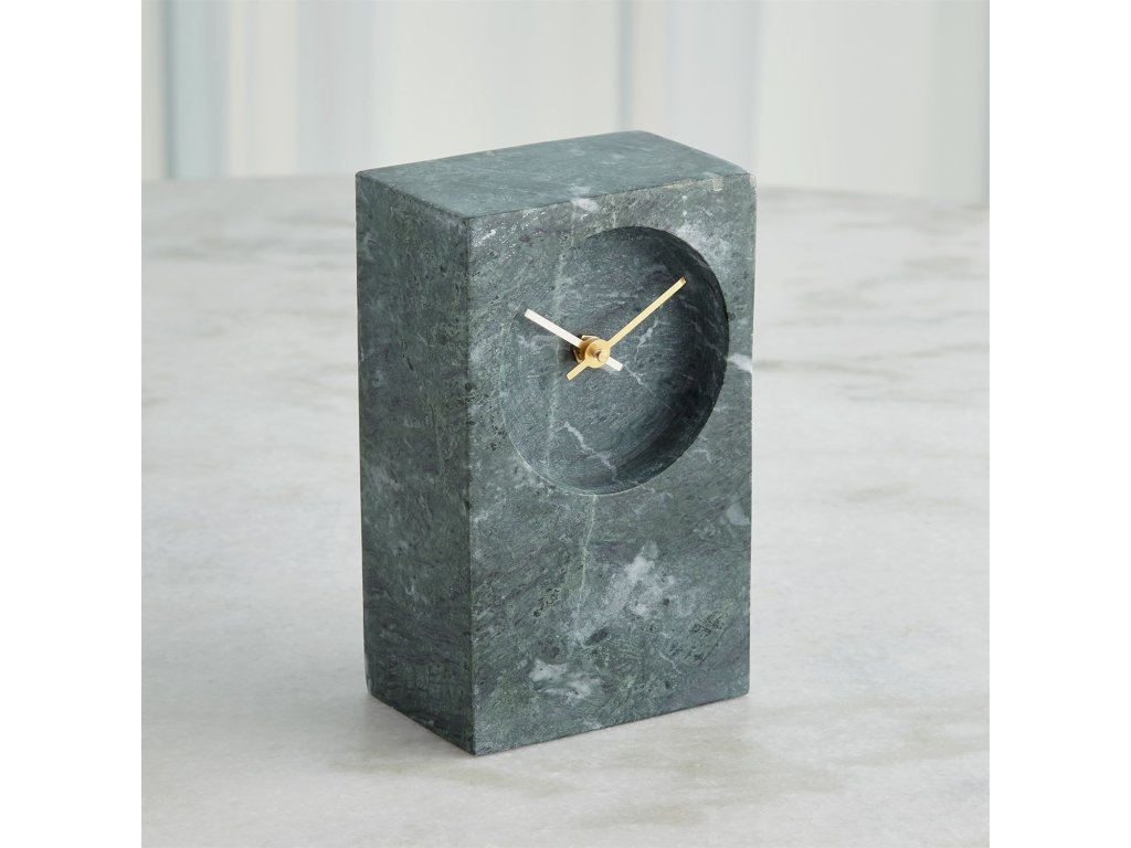 Marble Tower Clock-White - image 8