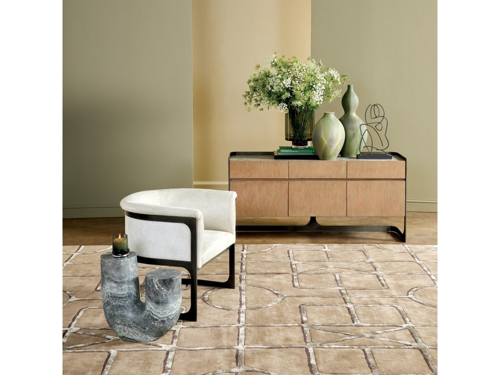 Regan Barrel Chair with Grey Hair-on-Hide-Antique Gunmetal - image 4