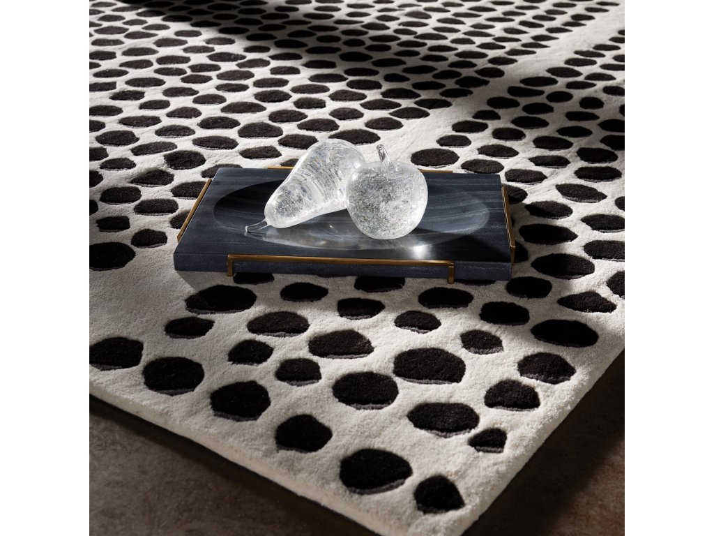 Graffiti Rug-White/Black-8 x 10 - image 3