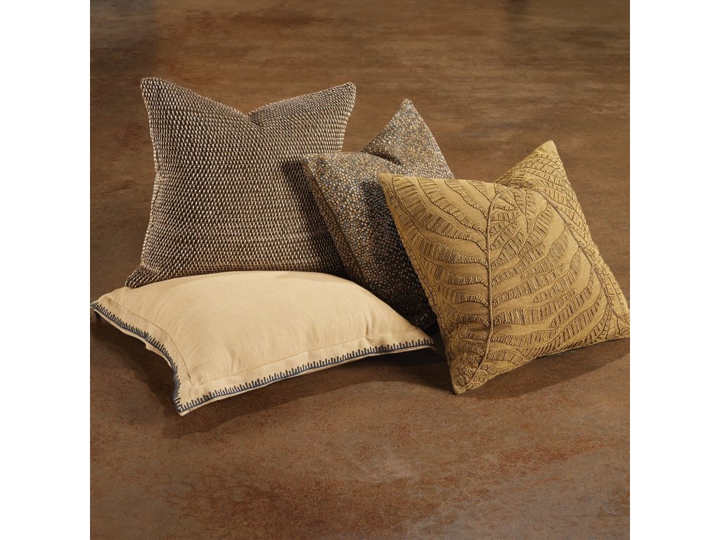 Bugle Beaded Pillow-Gold/Gunmetal - image 3
