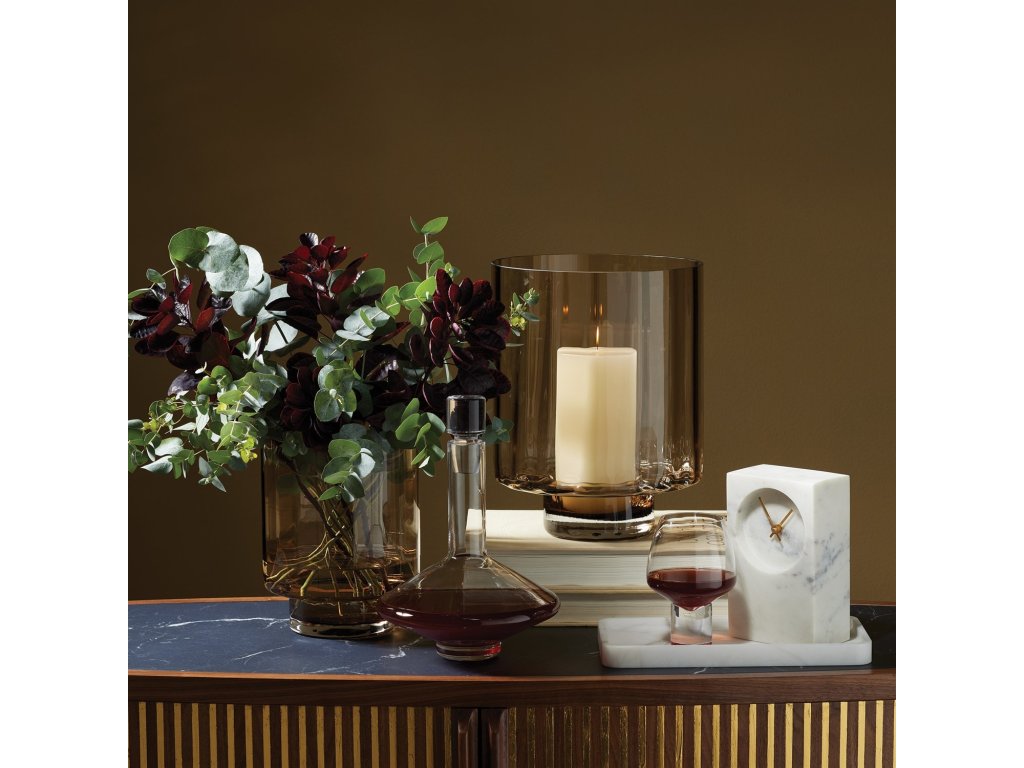 Marble Tower Clock-White - image 1