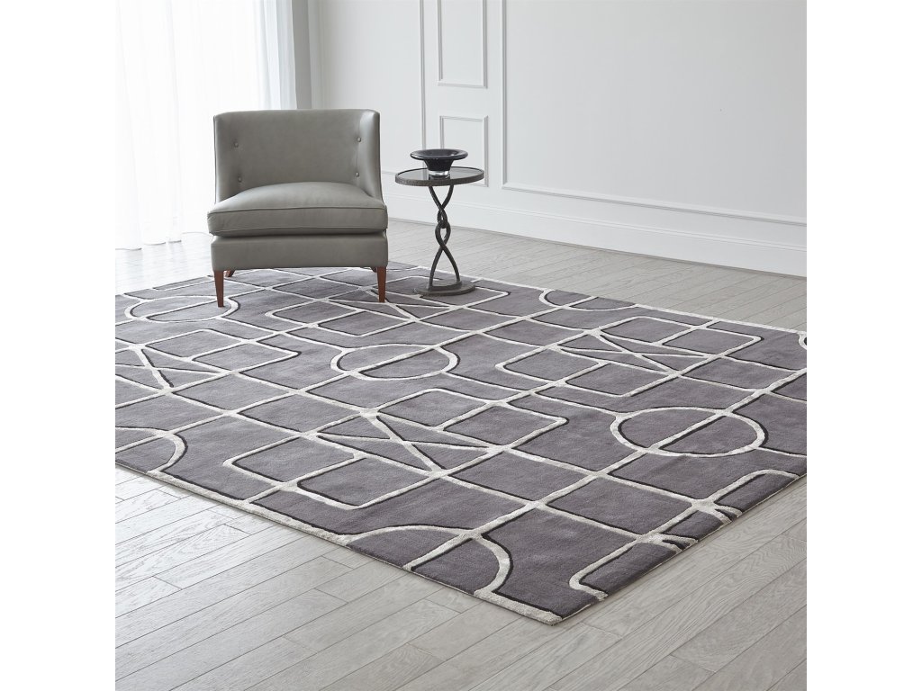 Gate Rug-Indigo/Charcoal-8 x 10 - image 3