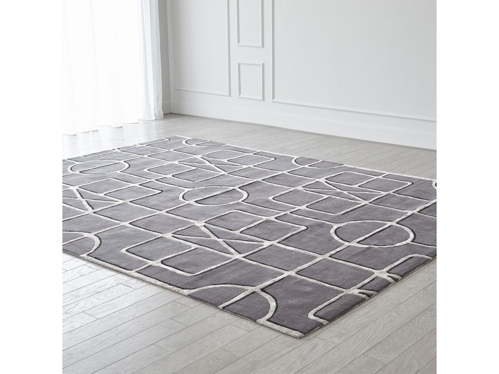 Gate Rug-Indigo/Charcoal-8 x 10 - image 1