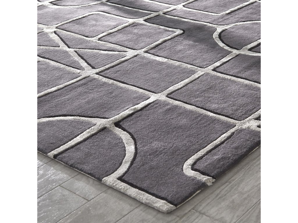 Gate Rug-Indigo/Charcoal-8 x 10 - image 2