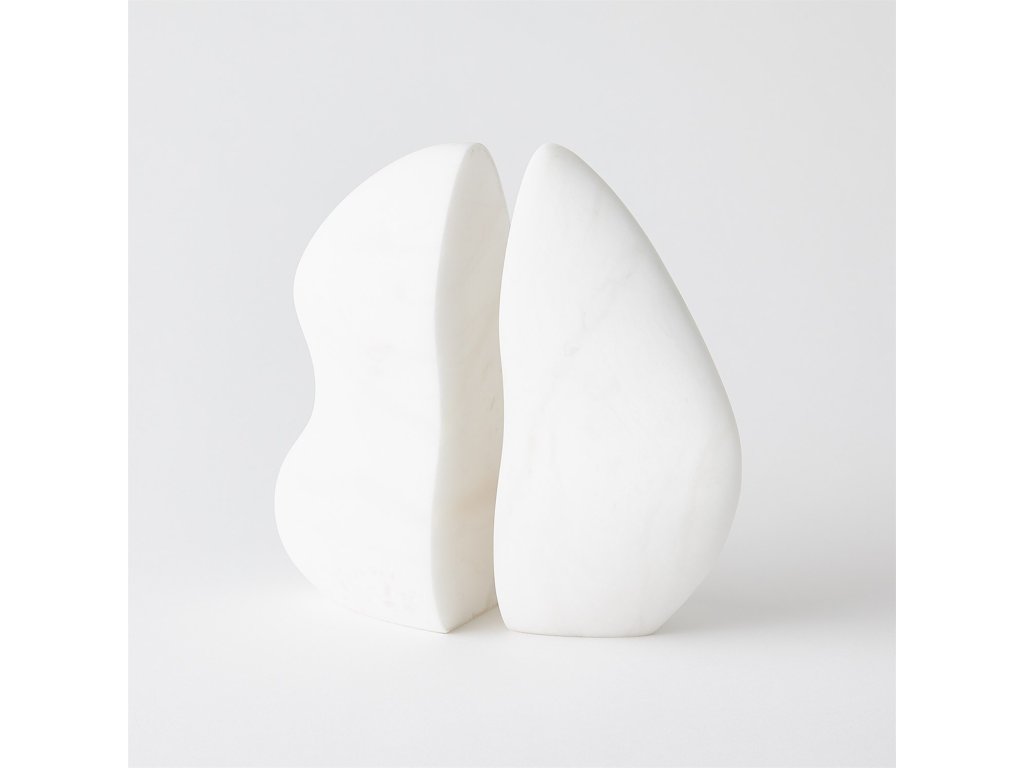 Amorph Bookends-Pair-White - main image