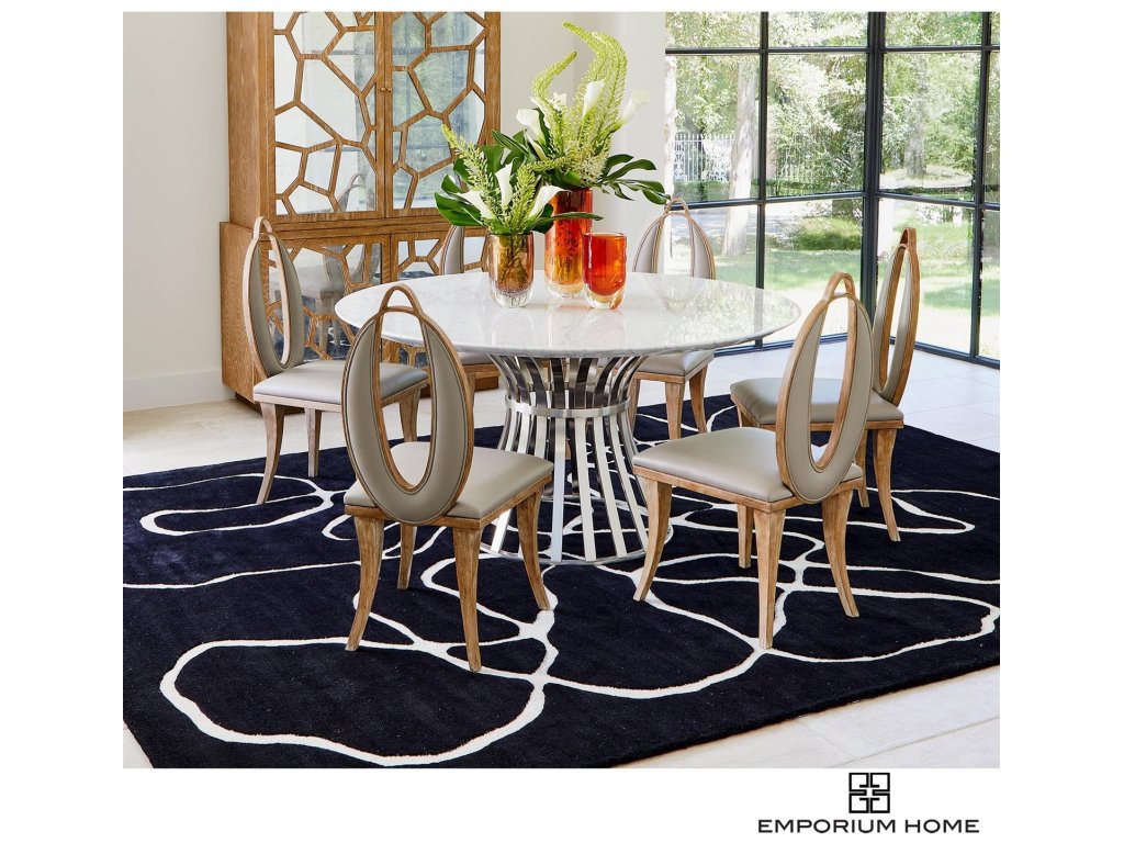 Squiggle Rug-Black/Ivory-8 x 10 - image 3