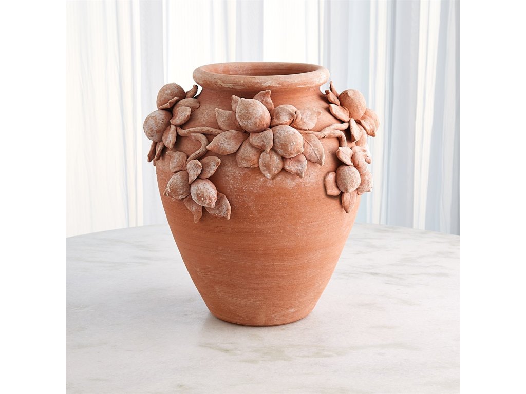 Villa Limone Urn-Terracotta-Sm - image 1