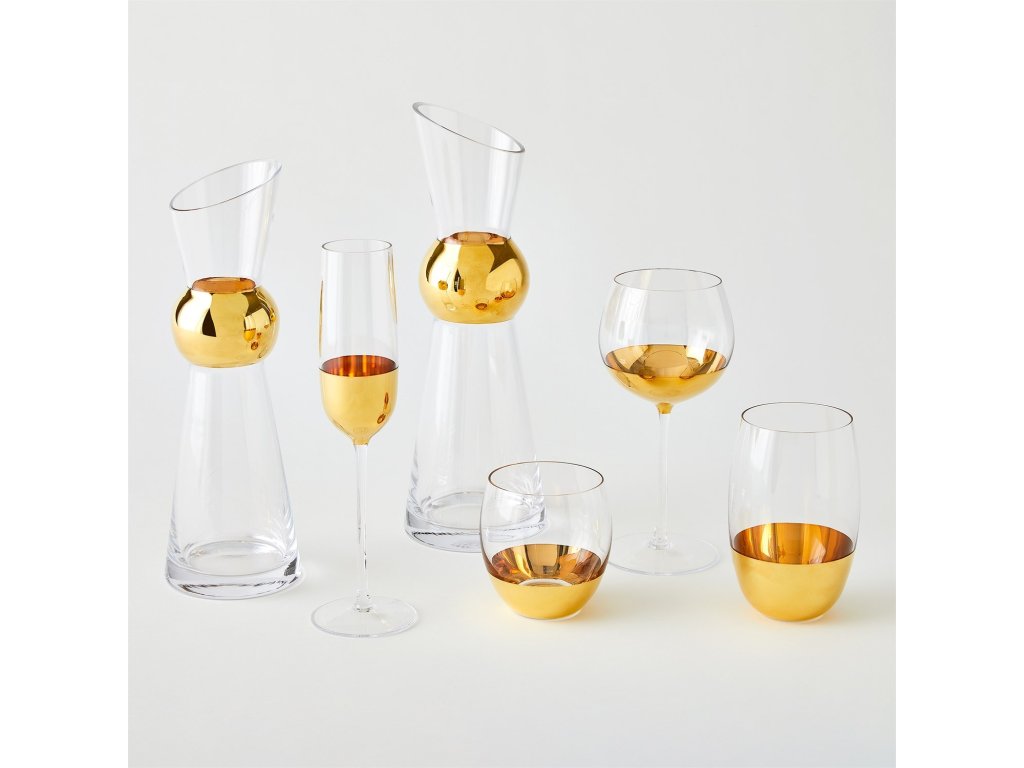 Metallic Orb Carafe-Gold-Sm - main image