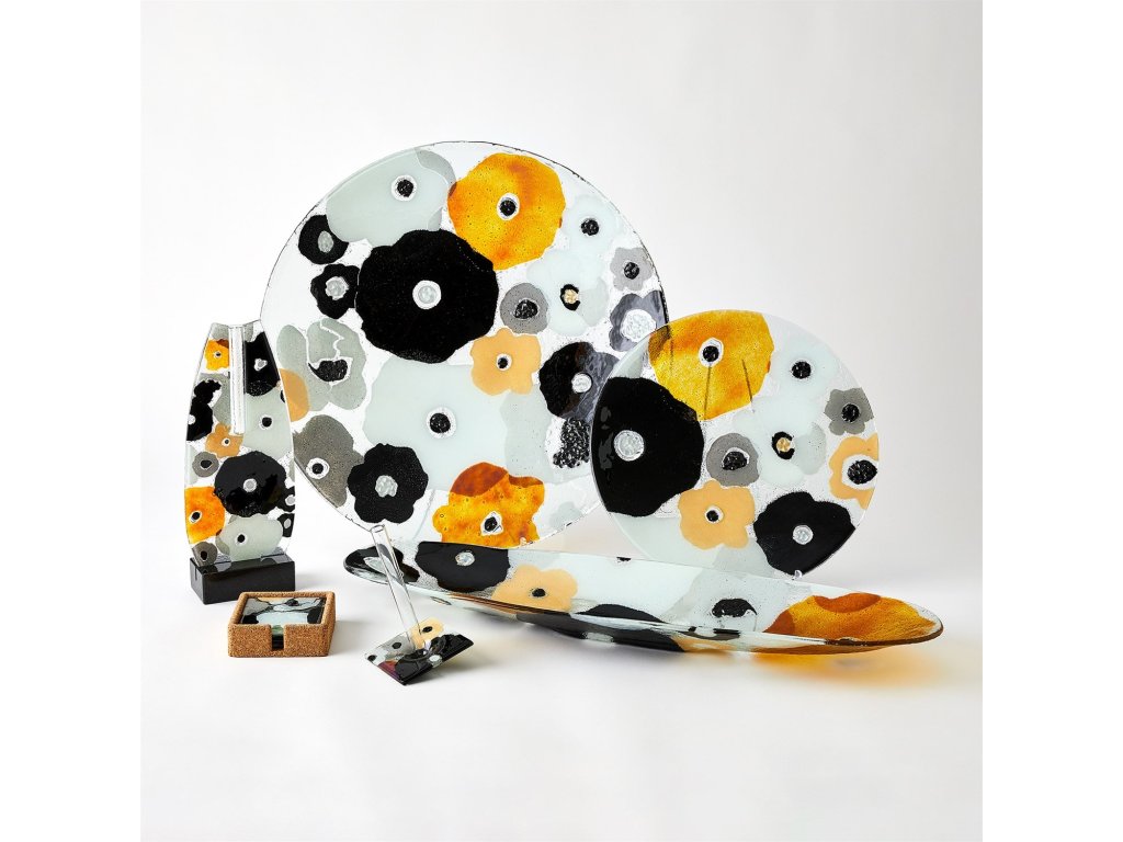 Fused Floral Charger-Neutral-Lg - main image