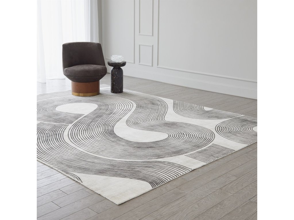 Wander Rug-Cream/Charcoal-11 x 14 - image 1