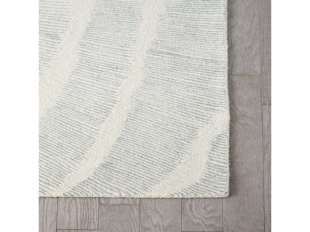 Burst Rug-Ivory/Blue-12 x 18 - image 2