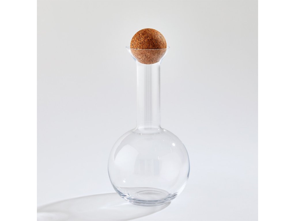 Chemistry Round Decanter with Cork Stopper - image 2