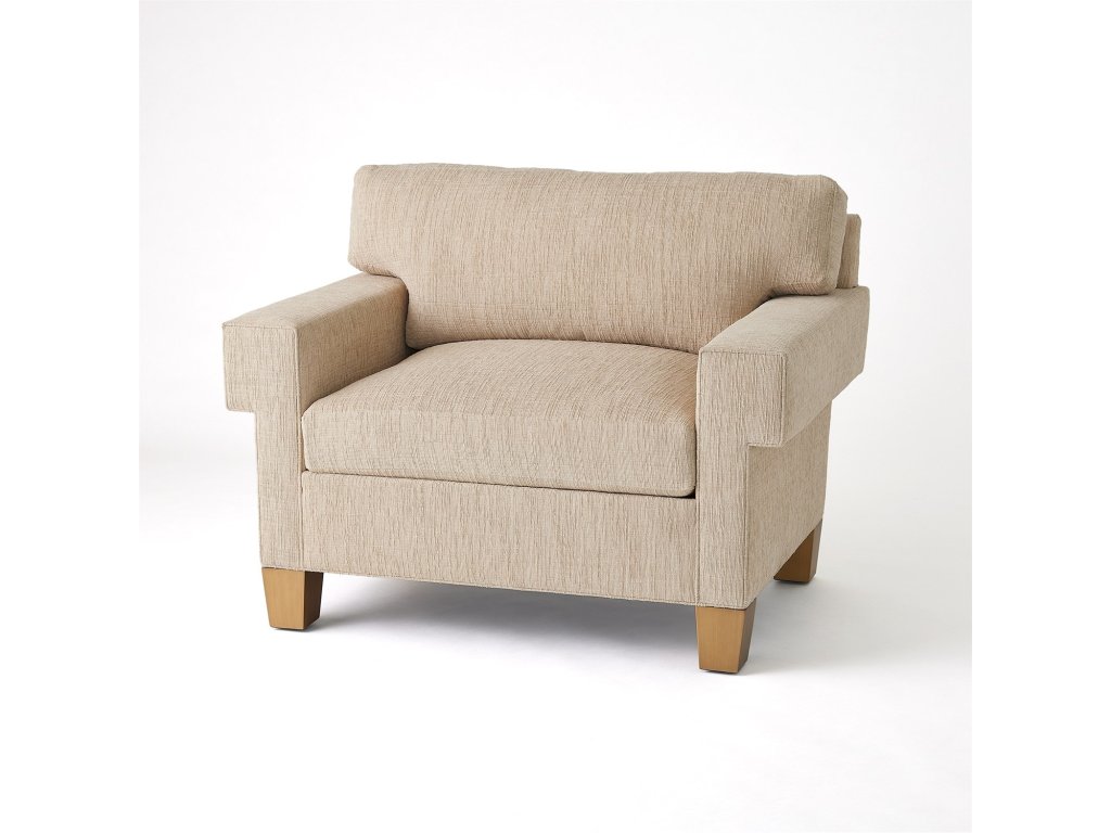 Square Arm Chair-Natural - main image
