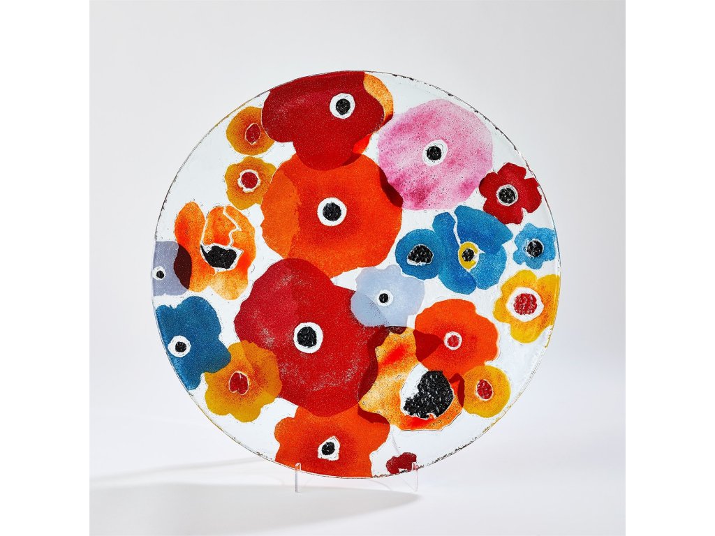 Fused Floral Charger-Bright-Lg - image 3