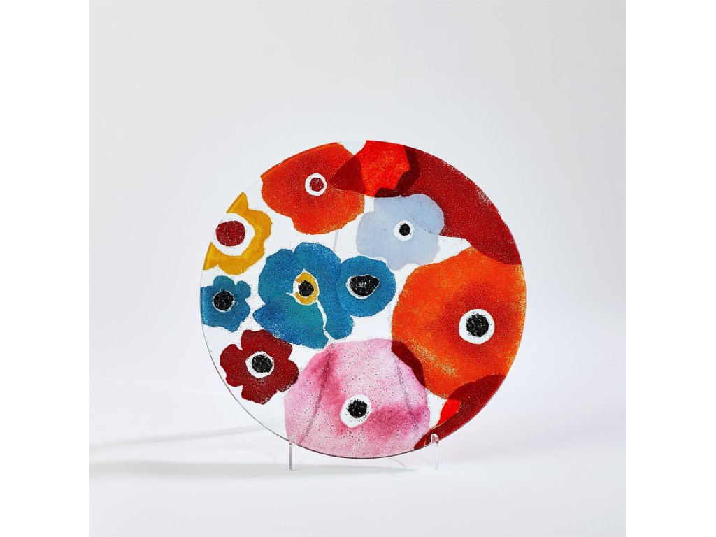 Fused Floral Charger-Bright-Lg - image 5