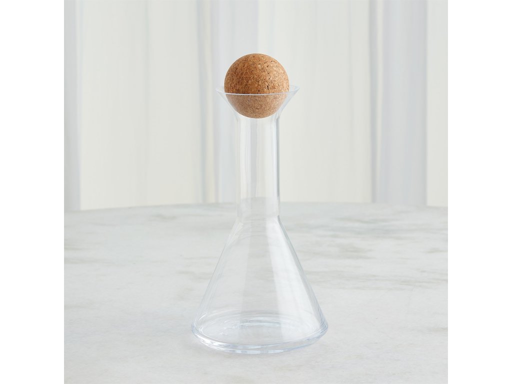 Chemistry Round Decanter with Cork Stopper - image 4
