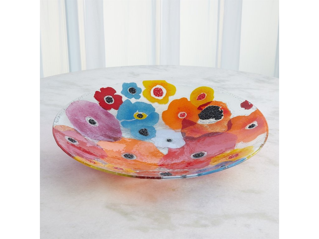 Fused Floral Charger-Bright-Lg - image 4