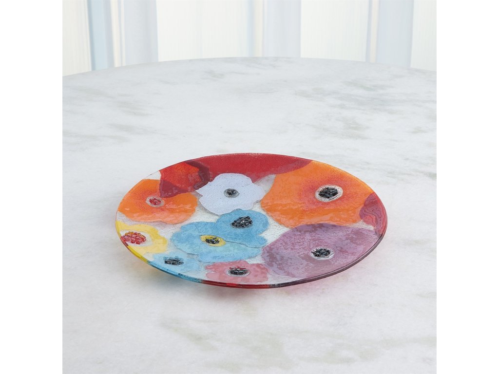 Fused Floral Charger-Bright-Lg - image 6