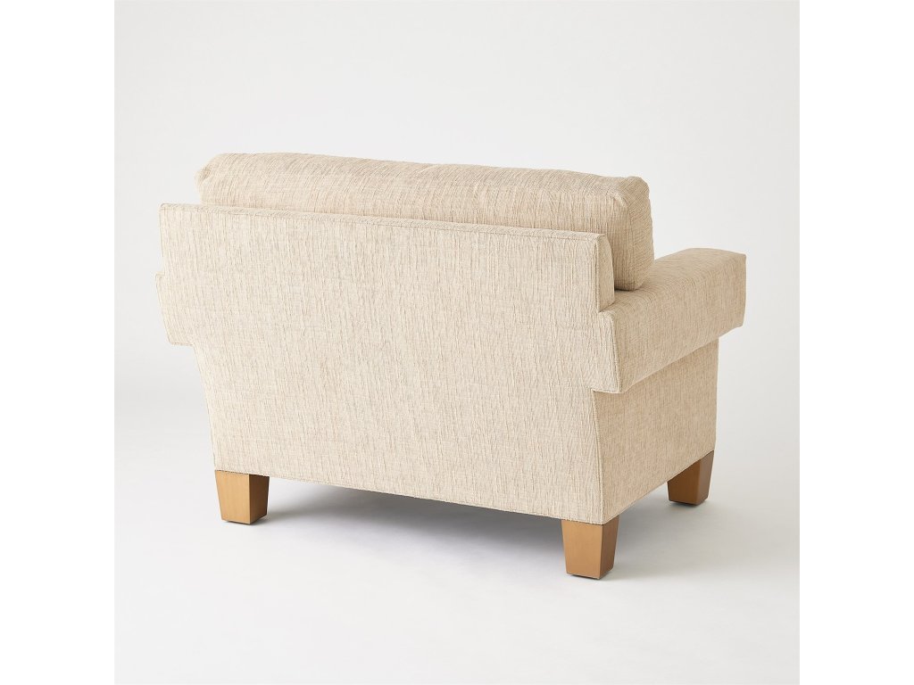 Square Arm Chair-Natural - image 1